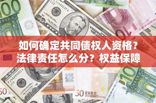 武汉如何确定共同债权人资格？法律责任怎么分？权益保障技巧揭秘！