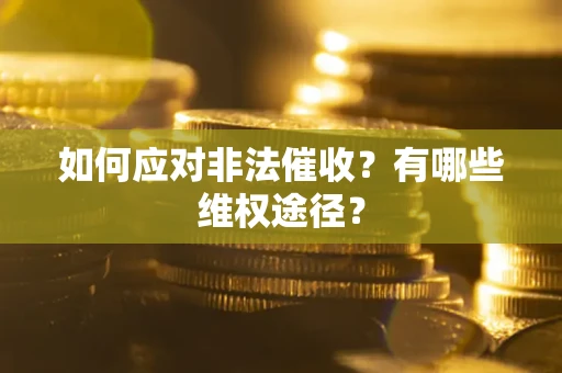武汉如何应对非法催收？有哪些维权途径？