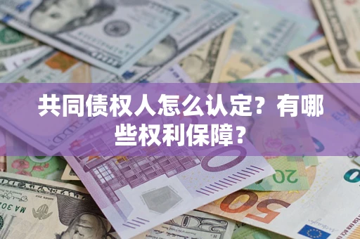 武汉共同债权人怎么认定？有哪些权利保障？