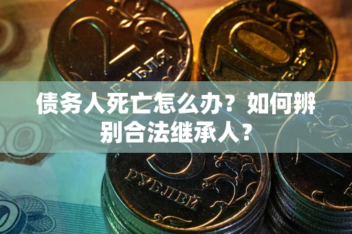 武汉债务人死亡怎么办？如何辨别合法继承人？