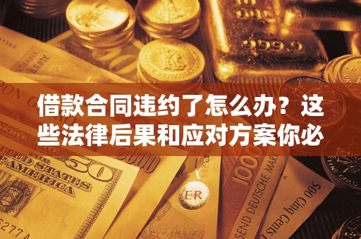 武汉借款合同违约了怎么办？这些法律后果和应对方案你必须知道