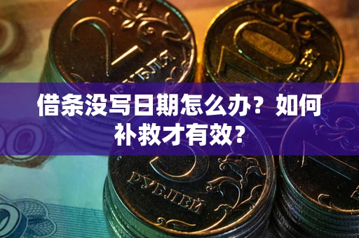 武汉借条没写日期怎么办？如何补救才有效？