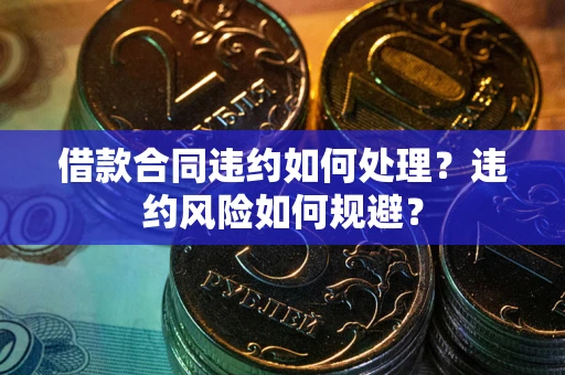 武汉借款合同违约如何处理？违约风险如何规避？