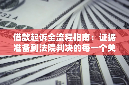 武汉借款起诉全流程指南：证据准备到法院判决的每一个关键步骤