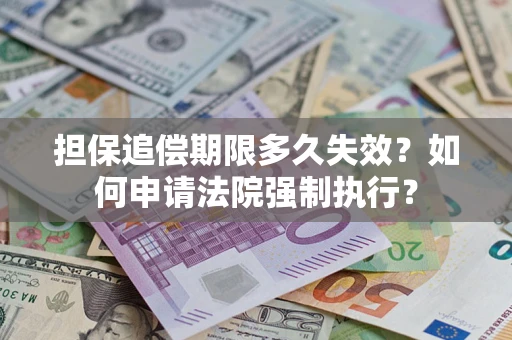 武汉担保追偿期限多久失效？如何申请法院强制执行？