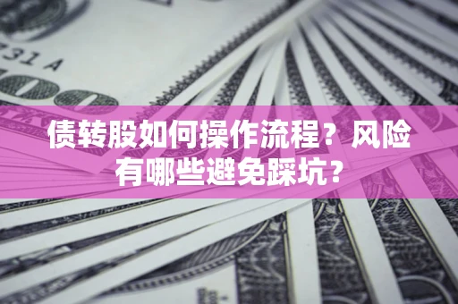武汉债转股如何操作流程?风险有哪些避免踩坑? 武汉债转股如何操作流程?风险有哪些避免踩坑?
